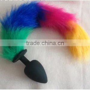 Hair Products Women's Products Faux Fox Furry Smooth Tat Terry Tail thumbnail-4