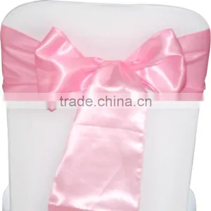 Factory Supply 18 cm High Quality Wedding Holiday Chair Bow Satin Chair Bow thumbnail-6