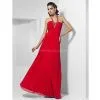 A-line Halter Floor-length Chiffon Jessica Mcclintock Prom Dresses thumbnail-1