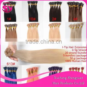 Accept Paypal i Tip 100% Virgin Indian Remy Hair Extensions, Fusion Hair Extensions i Tip Hair Extension thumbnail-6