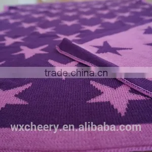Soft Jacquard Knitted Baby Throw Blanket thumbnail-2