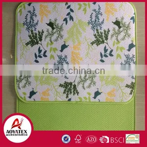 2016 Popular Floral Printed Brick Material Dual Purpose Table Place Mat for Home Use thumbnail-1