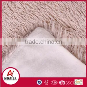 100% Polyester Promotion Solid Long Pile Fake Fur Winter Blankets thumbnail-6
