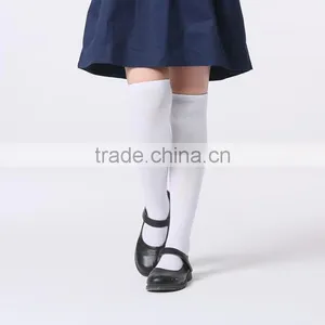 2017 School Girl Knee High White Socks, Custom Teen Girl White Socks thumbnail-1