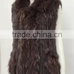 YR644 European Style Black Rex Rabbit Fur Coat Women thumbnail-2