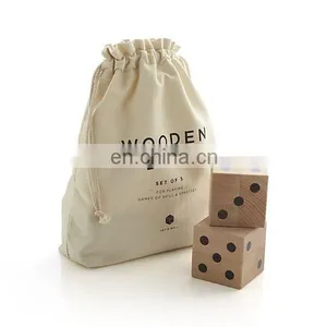 Giant Wooden Oversized Six Yard Dice Jumbo Wood Playing Dice for Backyard thumbnail-3
