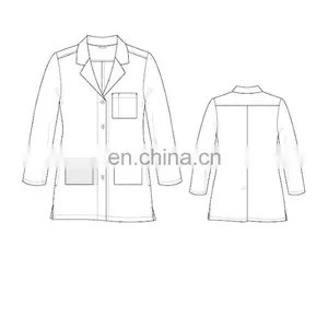 High Quality Lab Coats Wholesale for Doctor thumbnail-3