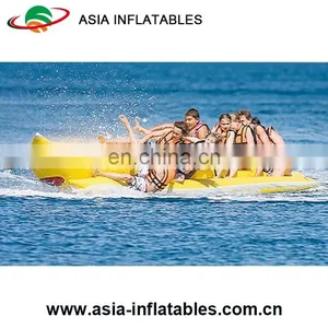 Cheap Custom Single 8 Person Inflatable Banana Boat For Sale thumbnail-3