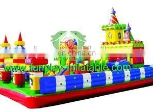 HI Amusement Park Equipment;inflatable Amusement Park;inflatable Amusement Playground for Sale thumbnail-1