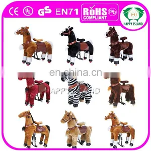HI Outdoor Playground Mechanical Walking Large Toy Horse for Sale thumbnail-1