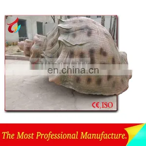 Resin Sea Snail Fiberglass Sculpture Sea Animal Statue Small thumbnail-1