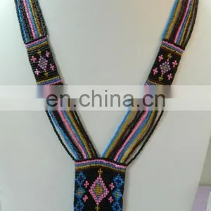 Seedbead Pendant Style Multi Layer Necklace thumbnail-1