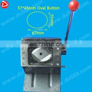 [Badge Press Machine Factory Direct]57*45mm Oval Badge Paper Cutting Machine thumbnail-1