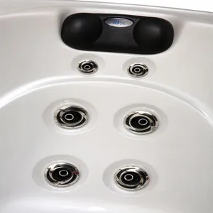 2018 Hot Sale Cheap Acrylic Outdoor Hot Tub Spa With HDTV thumbnail-3