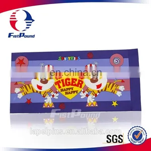 Colorful Tiger PVC Coaster thumbnail-1