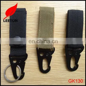 Factory Supply Custom Durable Webbing Keychain With Hook thumbnail-6