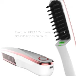 [Copy] 2017year Newest Convenient Fashion USB Rechargeable Cordless Mini Hair Straightener Brush thumbnail-1