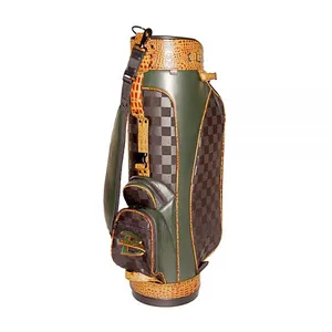 Mini Staff Bag PU Leather Golf Bag thumbnail-1