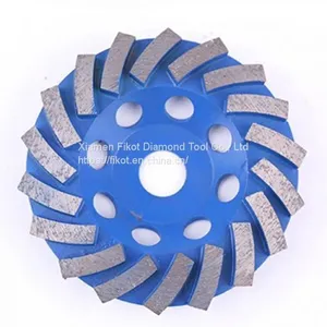 Diamond Grinding Cup Wheel Disc for Concrete Granite Marble Stone Radiation Grinding Wheel thumbnail-1