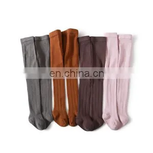 2020 Autumn Children's Leggings Hand-stitched Baby Pantyhose Combed Cotton Dance Socks thumbnail-1