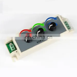 DC12V 24V 9A Knob RGB LED Dimmer Controller Output for RGB/ Single Color LED Strip Lights thumbnail-4