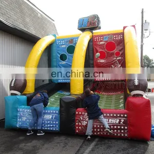 Outdoor Inflatable Fun Games Sports Quarterback Blitz Inflatable Football Toss Game thumbnail-3
