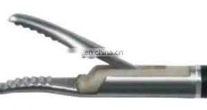 Geyi Autoclavable Abdominal Surgery Laparoscopic Curved Bipolar Forceps With Cable thumbnail-6
