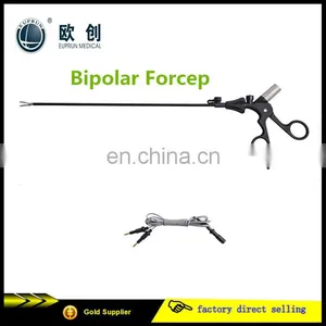 Laparoscopic Surgical Instruments Forceps Curved Bipolar Forceps thumbnail-4