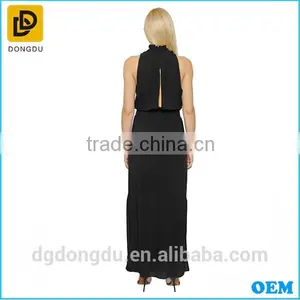 Factory Wholesale OEM Design Summer Ladies Formal Maxi Rayon Dress 2016 thumbnail-4