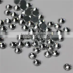 Top Quality Rhinestones Wholesale Clear Crystal Flatback Hotfix Rhinestones Glass Stones for Bags Shoes thumbnail-2