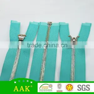 #3 White Gold Free Sample Metal Zipper thumbnail-1