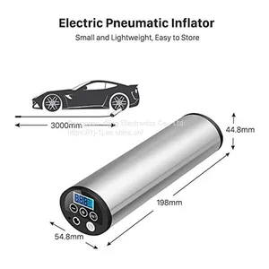 AP-101 Outdoor Auto Multi Function Mini Rechargeable Smart Wireless Portable Electric Tire Air Compressor Pump Inflator thumbnail-2