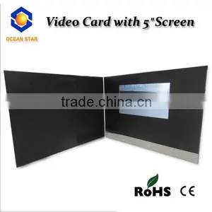 Customized Video Card Video Greeting Brochure With Oem Video Mailer 2.4/2.8/4.3/5/7/10.1 Inch thumbnail-1