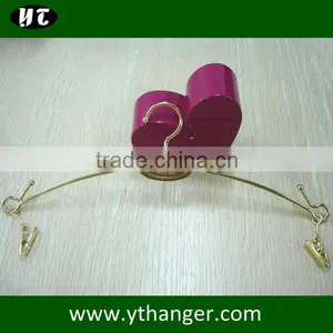 FM-59 Lovely Gold Swimsuit Hanger With Emboss Logo thumbnail-1