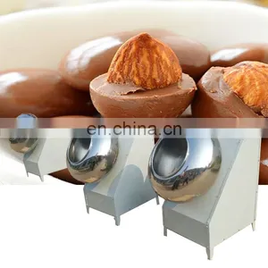 Nuts Chocolate Almond Peanut Candy Coating Pan Machine Nuts Sugar Coating Machine Almond Cracking Machines thumbnail-2