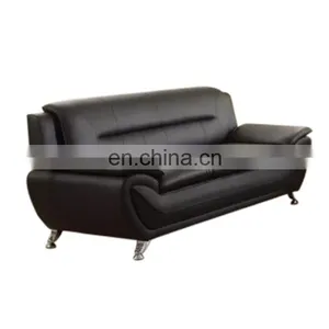 Living Room Available Black Sofa Adjustable Backrest Angle Sofa thumbnail-1
