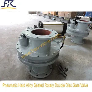 Hard Alloy Seated Rotary Double Disc Gate Valve thumbnail-2