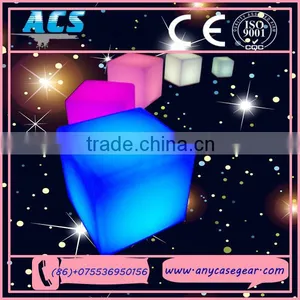 ACS 40cm*40cm*40cm Colorful Waterproof Plastic Led Cube thumbnail-1