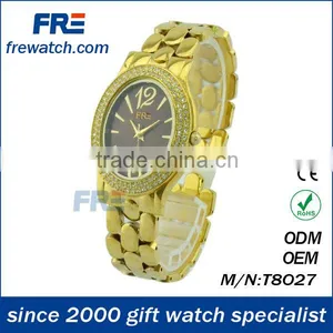 Fashion Wristband Watches Watch Premium Gift Quartz Watch Yellow Water Resistant (T8027) thumbnail-1