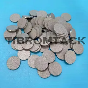 Stainless Steel Powder Particles Sintered Round Plate,10pc, Microporous Stainless Steel Filter Disc thumbnail-1