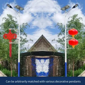 Installation of Solar Street Lights in Hanzhong, 80-watt Golden Bean Lamp Heads for Solar Street Lights in Hanzhong thumbnail-3