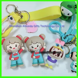 3d Figure Keychain Custom Soft Pvc Rubber Cartoon Baby Figure Design Shape Keychain Custom Promo Advertising Souvenir Keychain Custom thumbnail-5