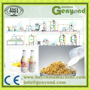Factory Complete Flavored Soy Milk & Tofu Processing Plant Soymilk Making Machine Equipment Soya Milk Production Line thumbnail-3