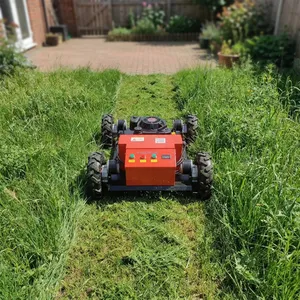 VIGORUN VTW550-90 Industrial Petrol-Powered Cordless Self-Propelled Remote-Controlled 4500W Grass Cutter thumbnail-1