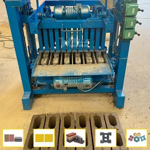 Complete Large Concrete Block Line Equipped With Mixer Conveyor Automatic Stacker Machine thumbnail-1