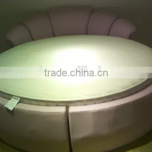 PU Leather Cow Leather Round Bed thumbnail-2