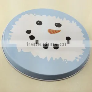 Chinese Factory Directly Round Tin Tray/metal Tin Tray for Serving/metal Tray thumbnail-2