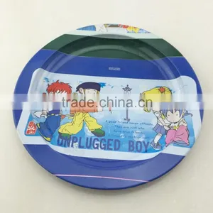 Cute Metal Tin Food Serving Tray thumbnail-1