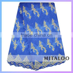 Mitaloo Organza Lace African Bridal Lace Fabric Wholesale Price MOG0195 thumbnail-1
