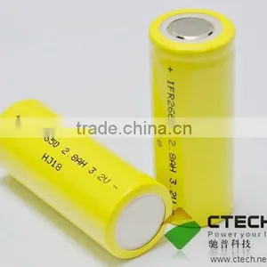 LiFePO4 IFR26650 Battery Rechargeable thumbnail-1